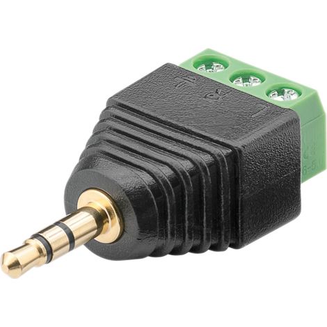 GOOBAY Terminal Block 76745, 3 broches vers prise jack 3,5 mm