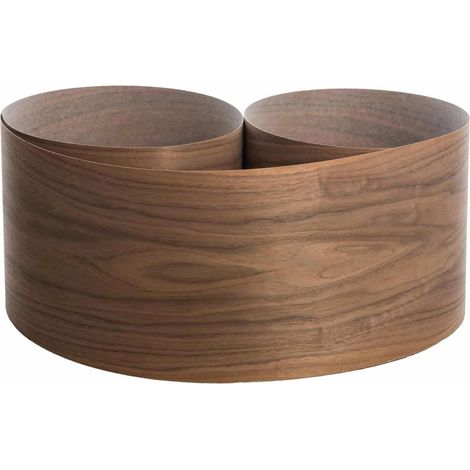 Nordlinger – Placage noyer thermocollant 250cm – Largeur 25cm – Épaisseur 0.8mm – Fixation facile avec fer à repasser