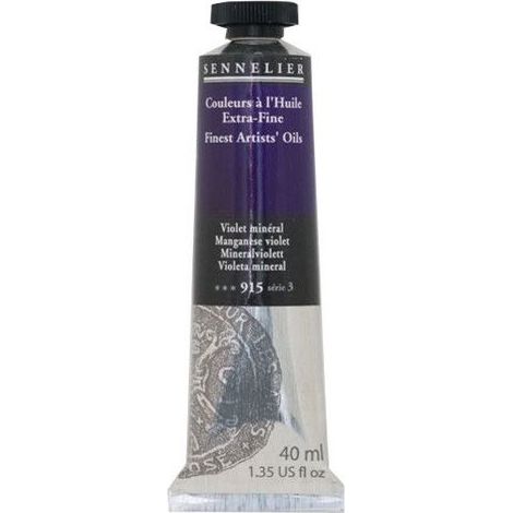 Couleurs à l'huile - Sennelier - Manganese Violet - 40ml - Violet - Satinée brillante (1/2)