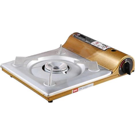 Mini barbecue portable d'extérieur pour le camping et les pique-niques, réchaud à gaz butane (1/5)