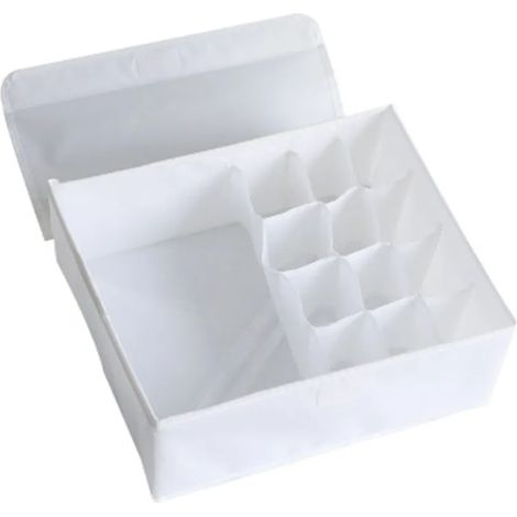 Aufbewahrungsbox für Schublade, Schrank und Schubladen Ordnungssystem,13 Gitter