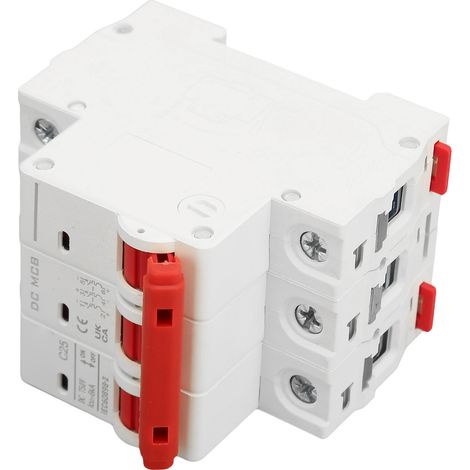 Disjoncteur de protection contre les courts-circuits pour système photovoltaïque solaire 750 V 25 A triphasé (1/5)