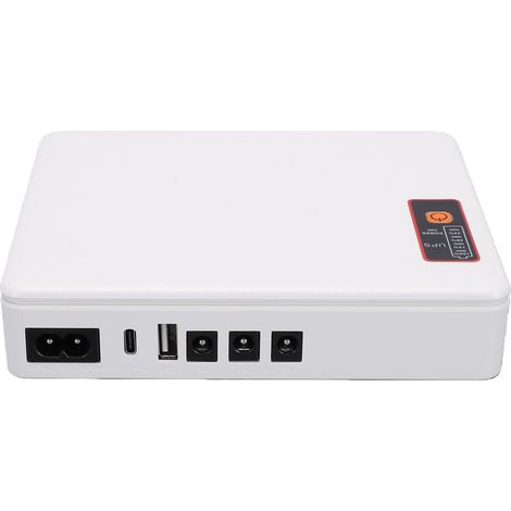Batterie de Secours Portable UPS 20800mAh, Alimentation Ininterrompue pour Caméra de sécurité Modem Routeur (Prise UE) (1/5)