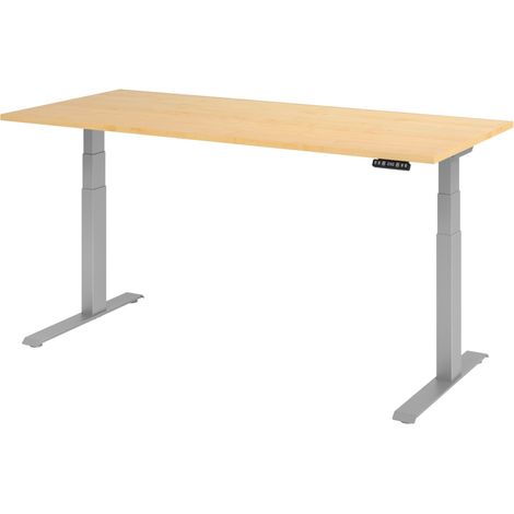 bümö Schreibtisch elektrisch XDKB Rechteck: 180 x 80 cm  Ahorn