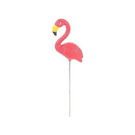 Topfpflanze, Flamingo-Simulation, Dekoration aus Kunstharz, Tierfigur, Gartenornament, Rasendekoration (1/3)
