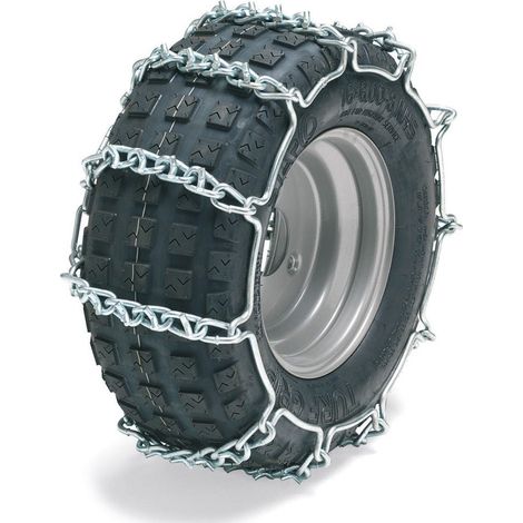 Chaînes à neige 17x8 pouces tracteur tondeuse ORIGINALE STIGA 13-0937-61