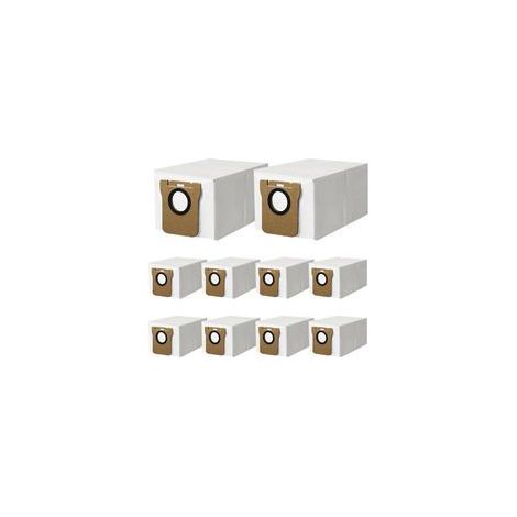 10 Staubbeutel für Dreame S10/L10s Ultra/L20 Ultra/L10 Ultra, Xiaomi X10+, X20+ Saugroboter, 2,5 l Fassungsvermögen, Ersatzteil-Zubehörset (1/5)