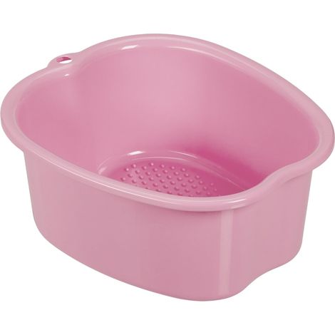 Lavabo de plástico para pies con puntos de masaje