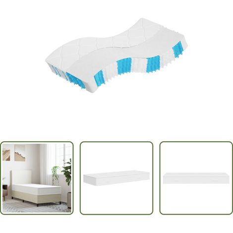 Matelas de sommeil - Matelas à ressorts ensachés dureté moyenne 80x200 cm (1/5)