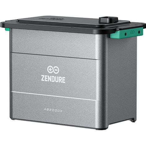 Zendure SolarFlow AB2000X, Batterie LiFePo4 1920 Wh, capacité Extensible 7680 Wh, IP65, Fonction Auto-Chauffante, Système d'extinction d'incendie par Aérosol
