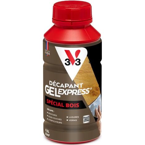 Décapant gel express® Spécial bois V33 0,5L
