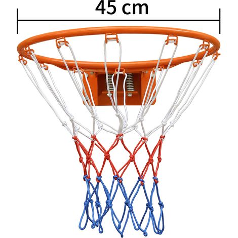 Jante de roue remplaçable de 45 cm,montée murale,double ressort,revêtement résistant aux intempéries,avec maille,orange