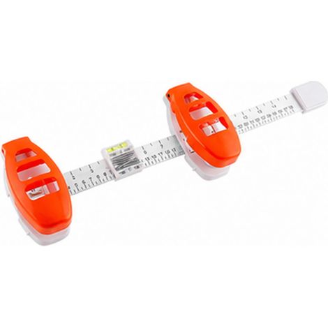 Irovami Règle alignement 3 en 1 – cloueuse magnétique, niveau, 20 clous orange (1/5)