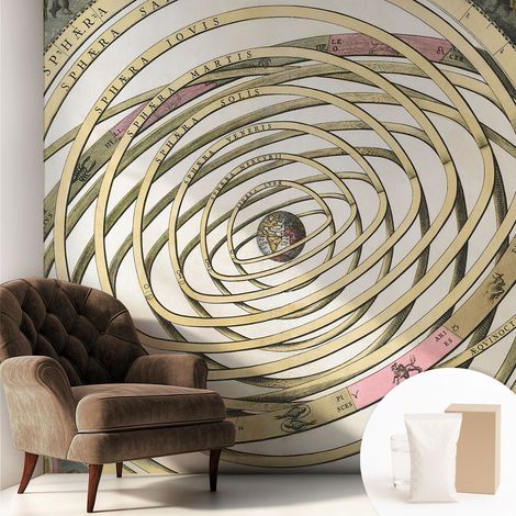 Carta Da Parati - Fotomurale In Vlies - per Decorazione pareti - Per La Cucina Camera Da Letto Per La Soggiorno spirale cosmica 250x250 cm (1/5)