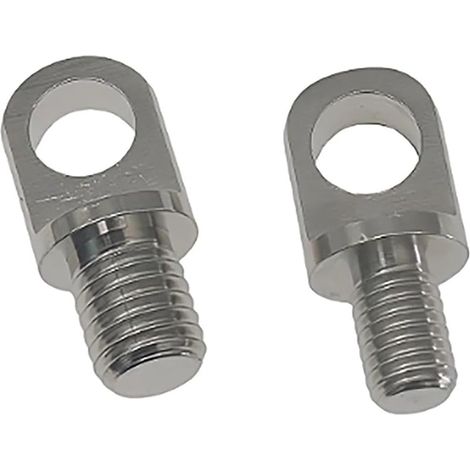 Écrous et boulons à œil en laiton avec trou M3/M4/M5/M6/M8/M10 (1/2)