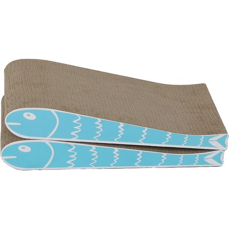 Skylos 2PCS Cat Scratching Board Cardboard Cat Scratcher Scratching Pad Lounge