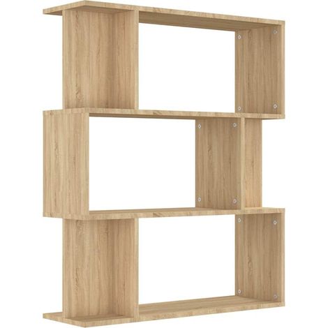 Maison Exclusive - Libreria/Divisorio Rovere Sonoma 80x24x96 cm Legno Ingegnerizzato (1/5)