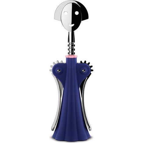 Sacacorchos Anna G. azul diseño único Alessi (1/3)