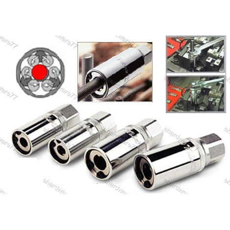 SET 4 PZ ESTRATTORI PRIGIONIERI A RULLO VITE ESTRATTORE 1/2 6-12mm (1/2)