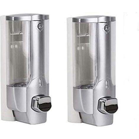 Seifenspender, 350 ml, Wandmontage, manueller Seifenspender für Zuhause, Bad, Küche, Hotels und Restaurants - Crezuo