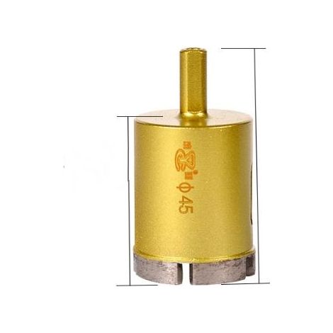45mm Diamant Diamant Scie Trépan, Ardoise Porcelaine Marbre Creux Foret Creux Pour Verre, Céramique, Porcelaine, Tuile, Marbre, Granit (Diamètre De 45mm) (1/3)
