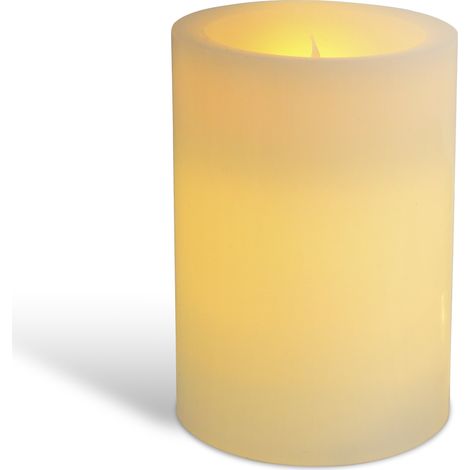 Skylantern – Bougie LED Ivoire 10cm – Autonomie 150h – Flamme vacillante pour ambiance chaleureuse – Sécurisée et sans risque de feu