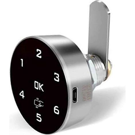 Serrure électronique à combinaison pour casier, serrure de porte sans clé (1/5)