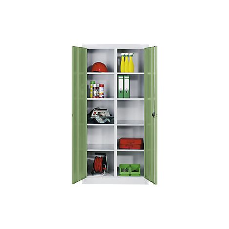 C+P 760322 Armoire d'atelier en tôle d'acier 8 tablettes