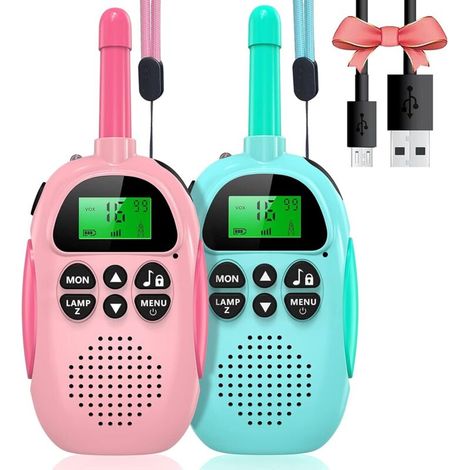 Talkie-walkie rechargeable avec télécommande, jouet d'extérieur pour enfants