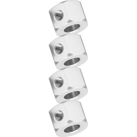 Adaptateur de raccord en aluminium 5-12mm pour camion WPL D12, pièce RC argentée (1/5)