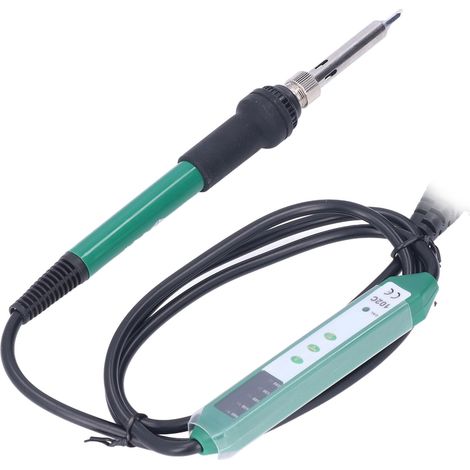 Fer à Souder Réglable 5 Températures avec Panne Anti-Oxydation, Chauffage Rapide, Alimentation AC220V et Prise UE (1/5)