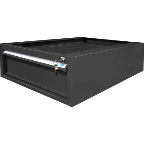 ADB Einzelschublade für Werkbank H 200 x B 540 x T 700mm, RAL7016 / 7016 (1/5)