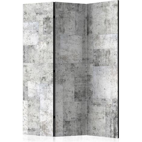 Paravento - Concrete: Grey City [Room Dividers] - 135x172 (1/4)