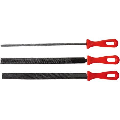 LIME PER METALLO IN SET serie 3 pezzi  - TOPTOOLS