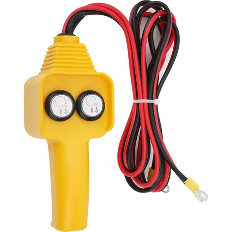Commande filaire de treuil, ensemble de commande manuelle à bouton-poussoir 12 V pour cabestan 1500 lb à 5000 lb (1/5)