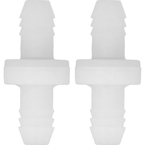 Confezione da 2 valvole di ritegno unidirezionali in plastica da 3/8" 10mm per compressore d'aria, pompa per acquario, carburante, gas, liquido, aria CDDV6 (1/5)
