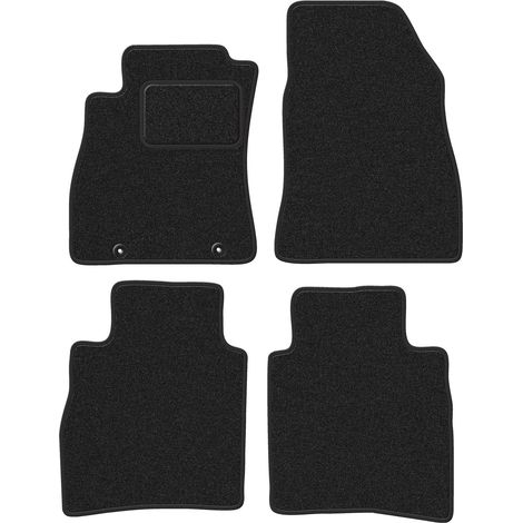 Alfombrillas de terciopelo para coche: Nissan Pulsar C13 hatchback (2014-) antracita (1/5)