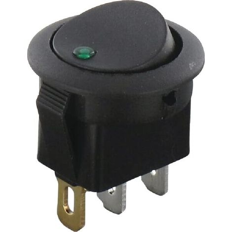 Interruttore a bilanciere LED verde UNIVERSALE EL192181 (1/2)