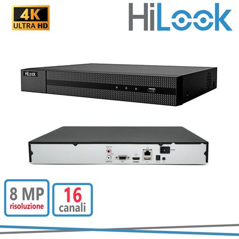 NVR-216MH-C 16CH H.265+ 2HDD 4K METAL HILOOK