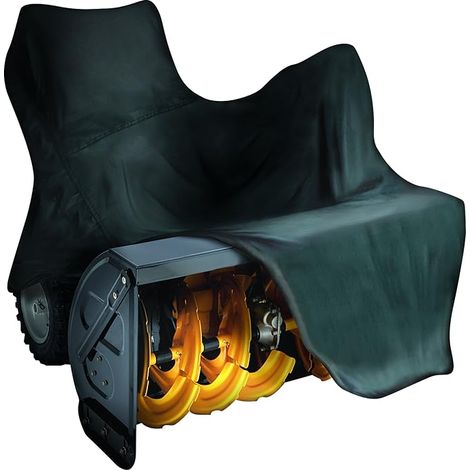 Housse de motobineuse - Fraise à neige - Tissu Oxford 420D - Noir - Taille : M - 147 x 84 x 132 cm (1/5)
