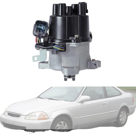 Distributeur d'allumage, Construction en métal, État neuf, Compatible avec voiture compacte 1996-1998, 4 cylindres, Inclut module électronique (1/5)
