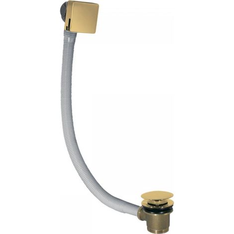 Bonde de vidage carrée clic-clac avec système de remplissage Or 24K - TRES 03453440OR (1/2)