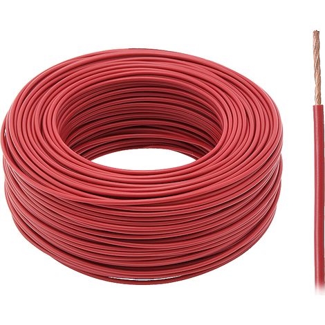 Cavo LGY H05V 1x1,5 mm rosso - 1 m