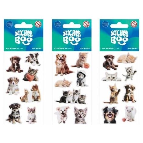 Autocollants BOO Animaux mélangés
