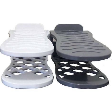 Lot de 16 organiseurs à chaussures noirs, rangement pratique pour chaussures adultes, supports empilables pour étagère, armoire, dressing et entrée (1/5)