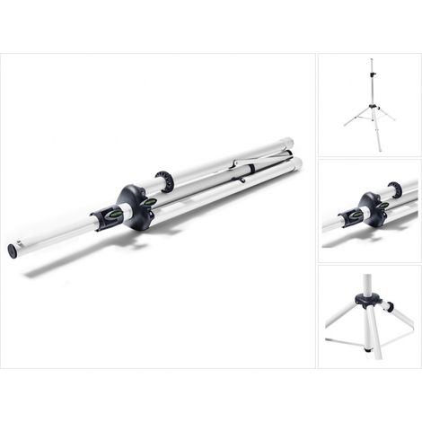 Festool – Trépied ST DUO 200 – Support stationnaire – Hauteur 115 cm – Charge maximale 10 kg – Conception robuste pour chantiers difficiles (1/5)