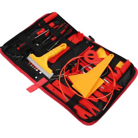 51-teiliges Auto-Innenverkleidungs-Demontageset, ergonomisches, starres Werkzeug, Türverkleidungs- und Audiohebel, Auto-Innenverkleidungs-Demontageset (1/5)