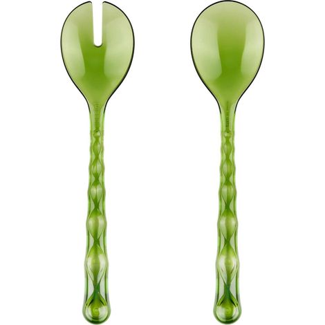 GUZZINI Posate Insalata Vanity Bio-Based L 27,5 Cm Verde Ninfea