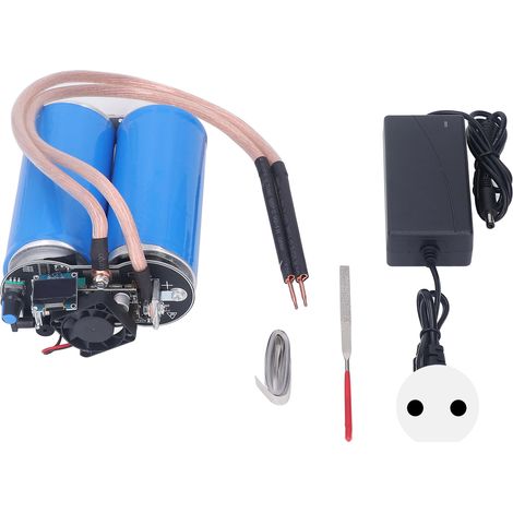 Poste de soudage par points portable 220V, contrôle MCU, alarme haute température, condensateur Farad pour DIY, prise UE, outil de soudure électrique précis (1/5)