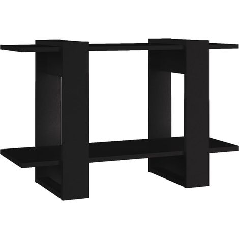 Maison Exclusive - Bücherregal/Raumteiler Schwarz 80x30x51 cm